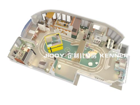 JIOOY儿童房展厅建设：创造一个安全、舒适的成长环境火狐电竞(图1)